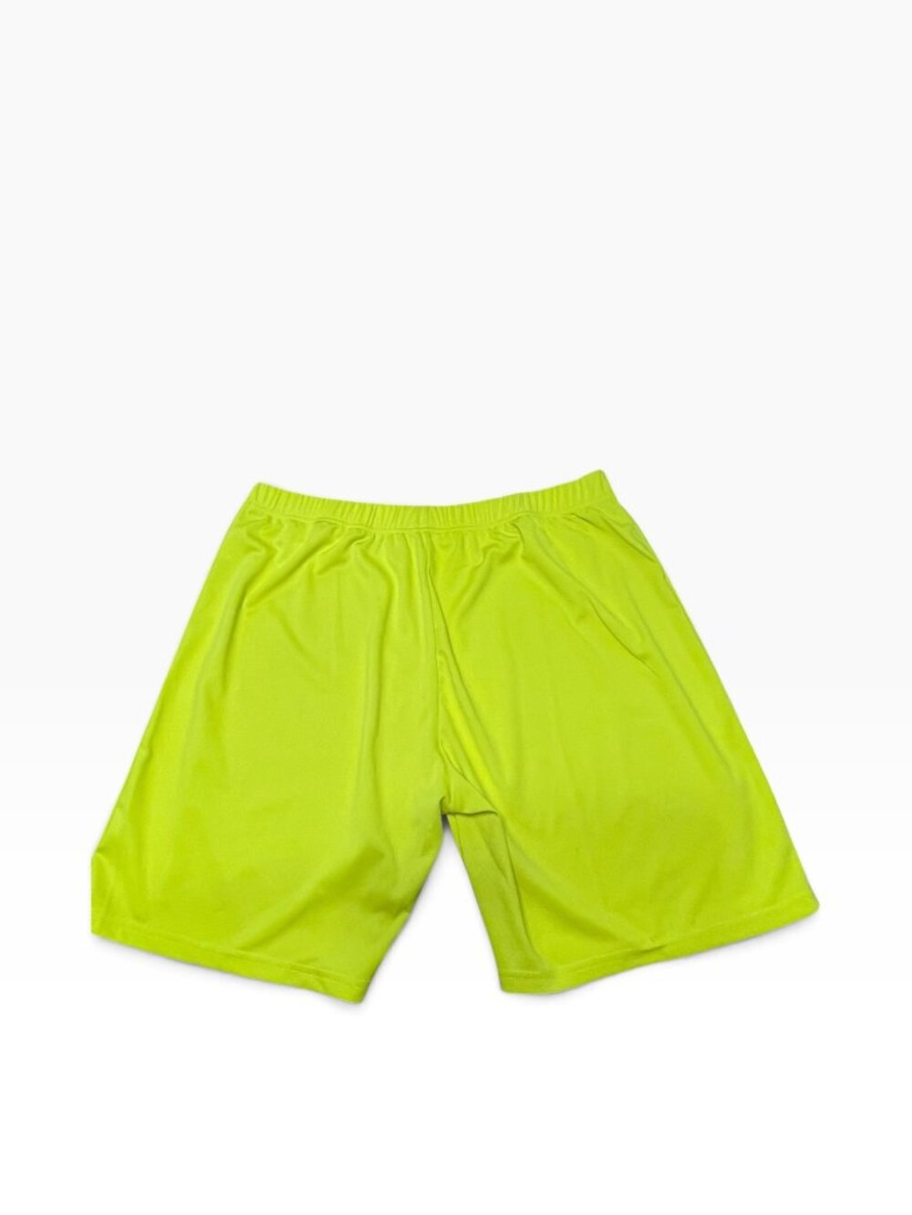 Womens Unbranded Active Shorts Neon Yellow Athletic Plus Size 1 XL